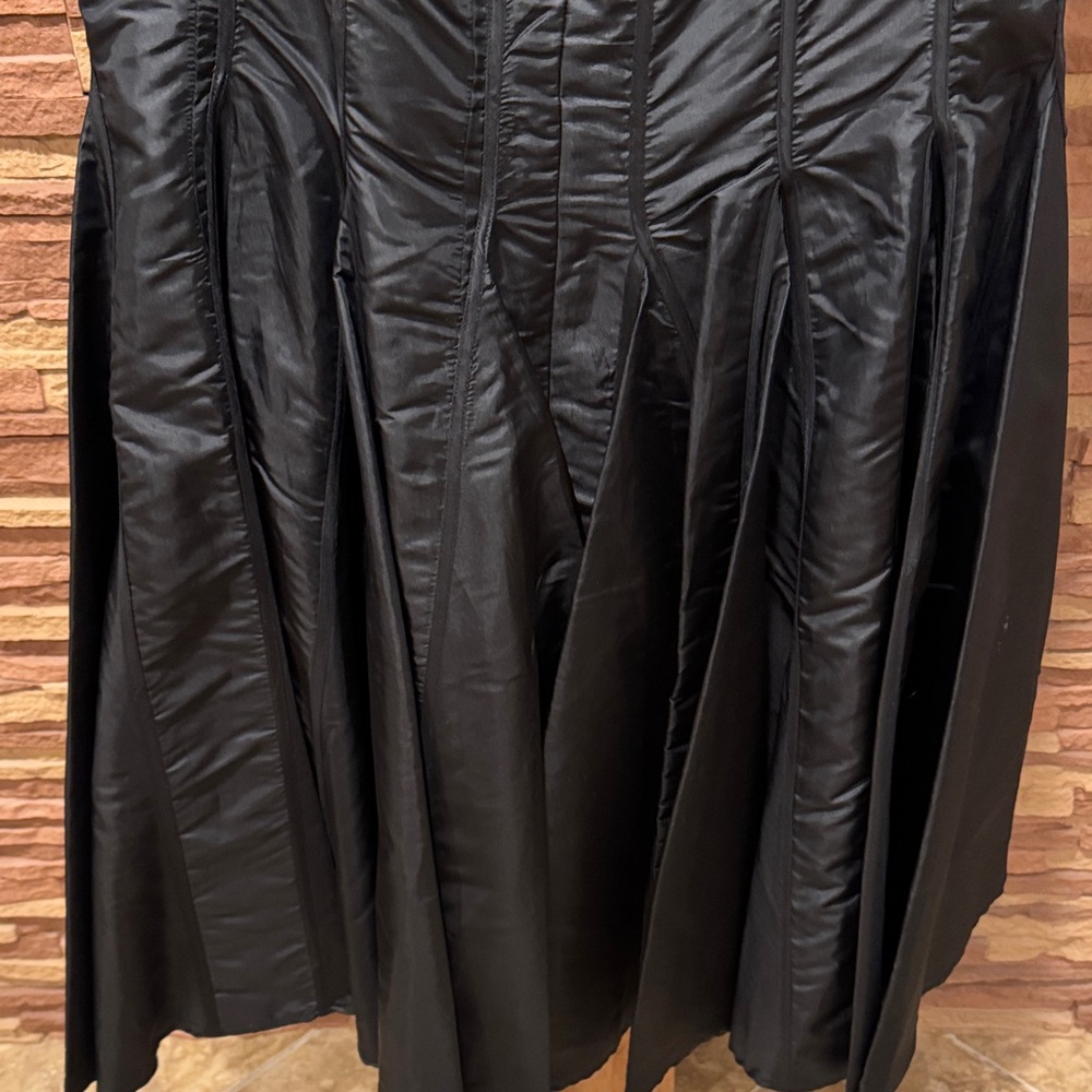 Chic Black A-Line Women's Skirt - Picture 8 of 8